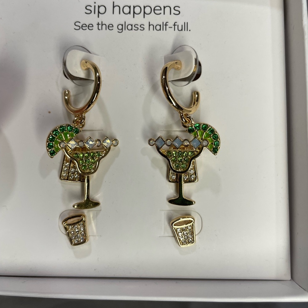 BaubleBar Margarita, Salt Shaker, and Shot Glass Earrings - Picture 2 of 5
